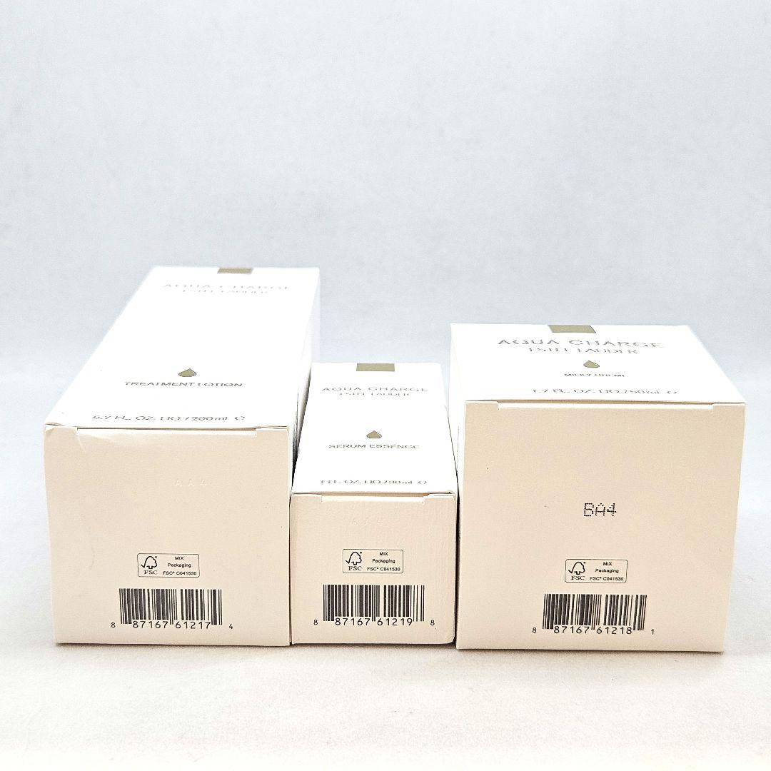 新品 アクアチャージ ローション 化粧水 セラム エッセンス ミルキー クリーム