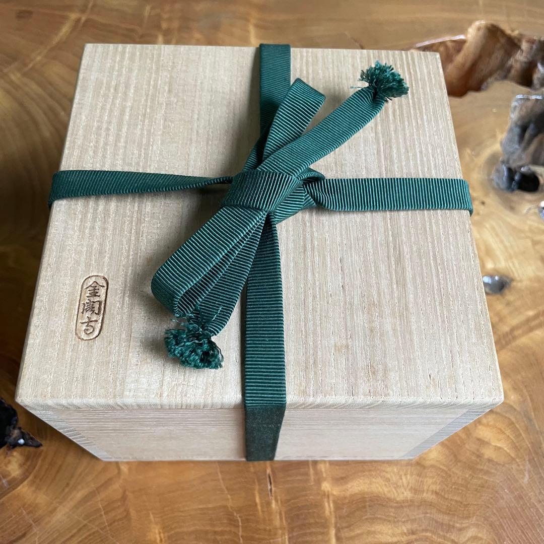 真清水蔵六 「清流」 蔵六窯 抹茶碗 茶道具 共箱(408Db)