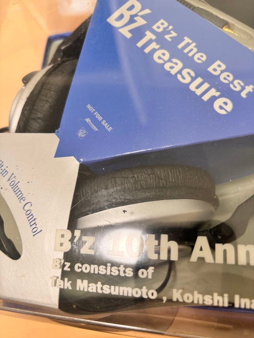 非売品】B'z トレジャー ケンウッド ヘッドフォン 稲葉浩志 松本孝弘