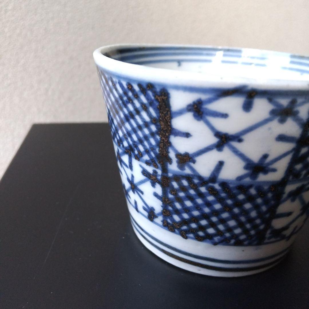 市松文 蕎麦猪口 そば猪口 そばちょこ ② 4客