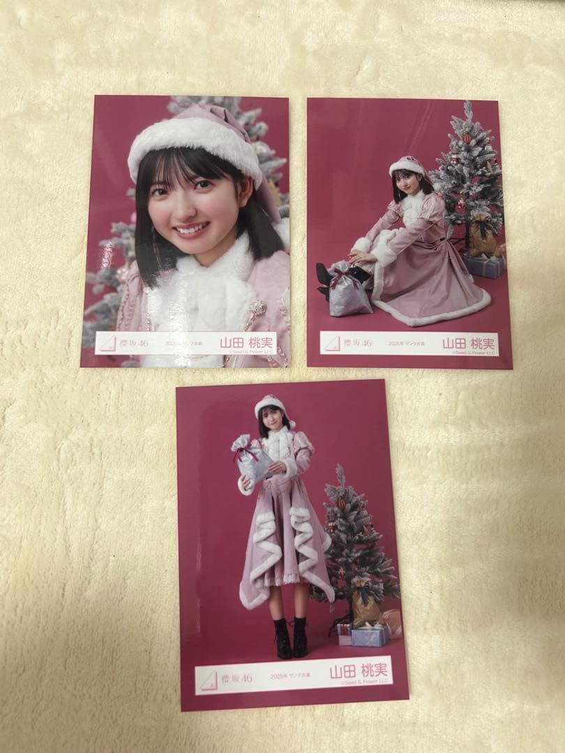 櫻坂46 生写真 サンタ2025 山田桃実 - メルカリ