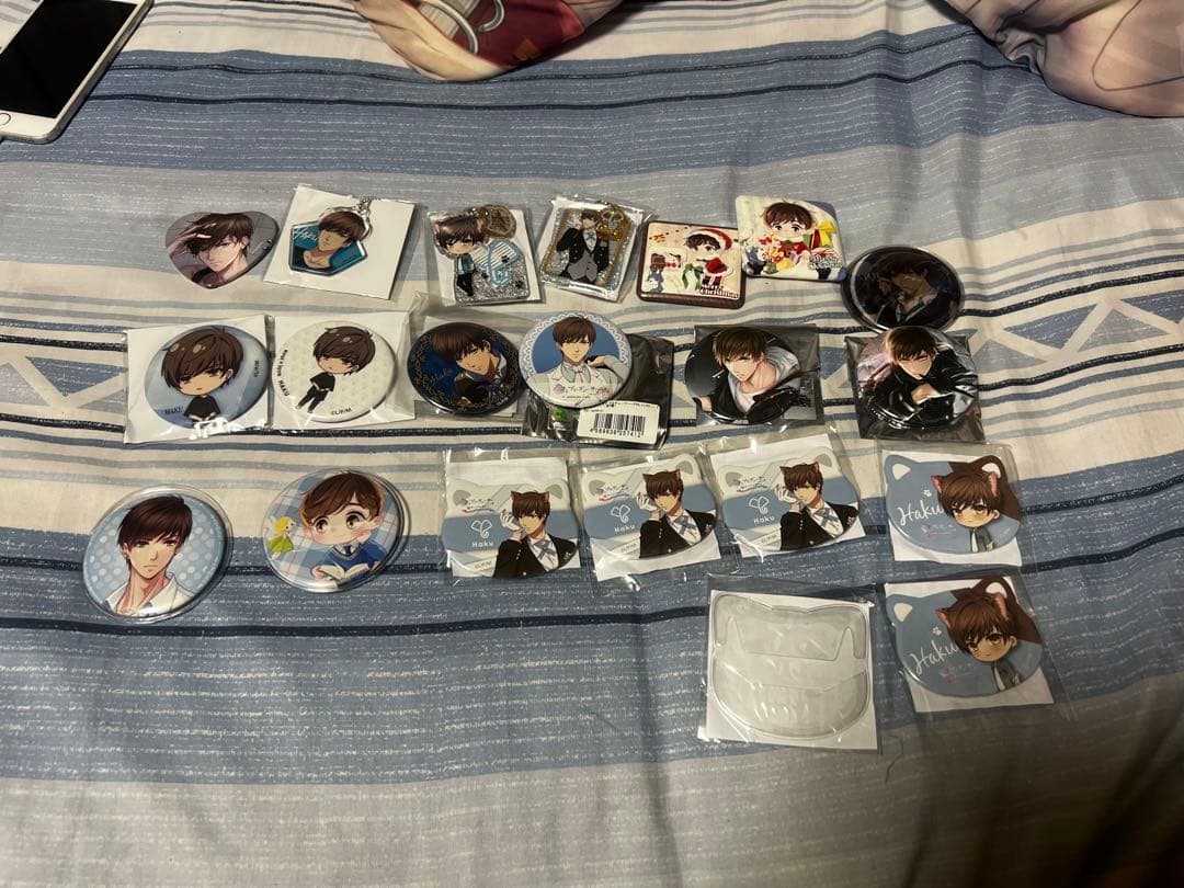 恋とプロデューサー⭐︎ハク⭐︎グッズ⭐︎恋与制作人⭐︎白起⭐︎缶バッジなど⭐︎恋プロ