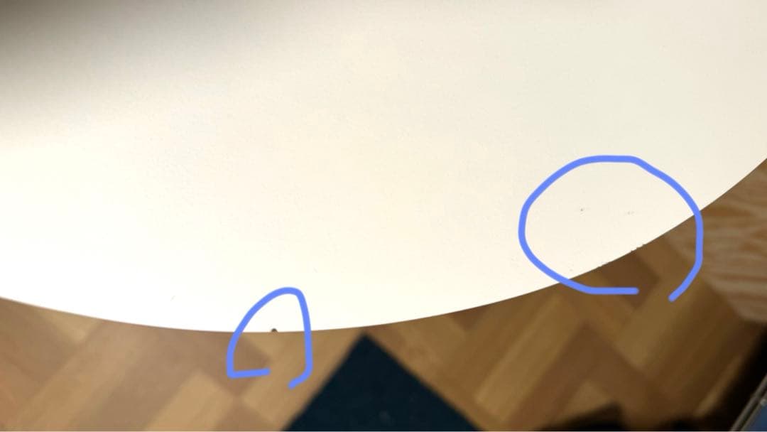 最終値下げ　 オグレ　韓国インテリア　円形テーブル　天板直径500mm