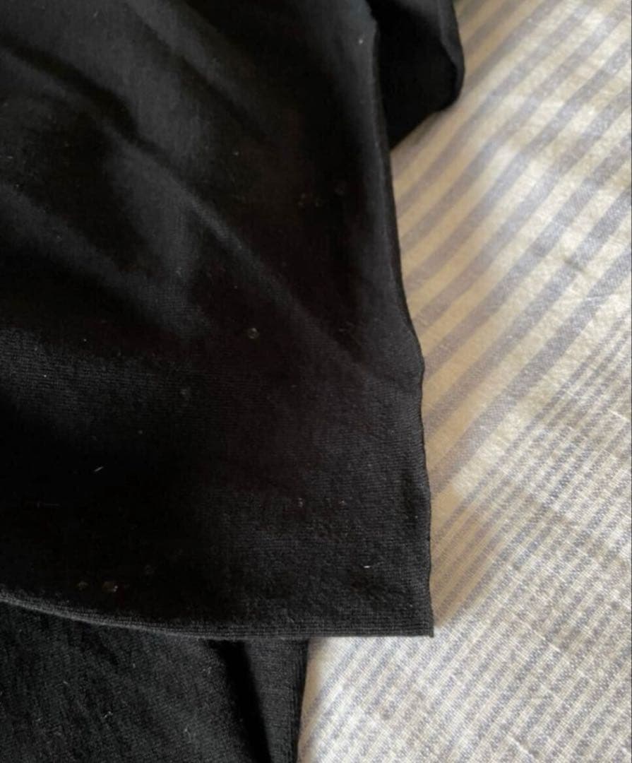 [90s] ISSEY MIYAKE スカート “蜘蛛の巣” ブラックコットン