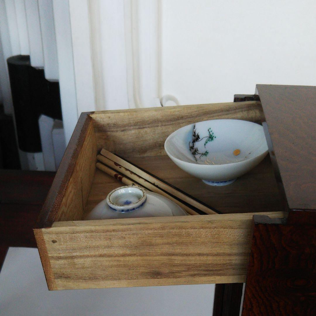 野弁当箱 欅 漆塗り アンティーク