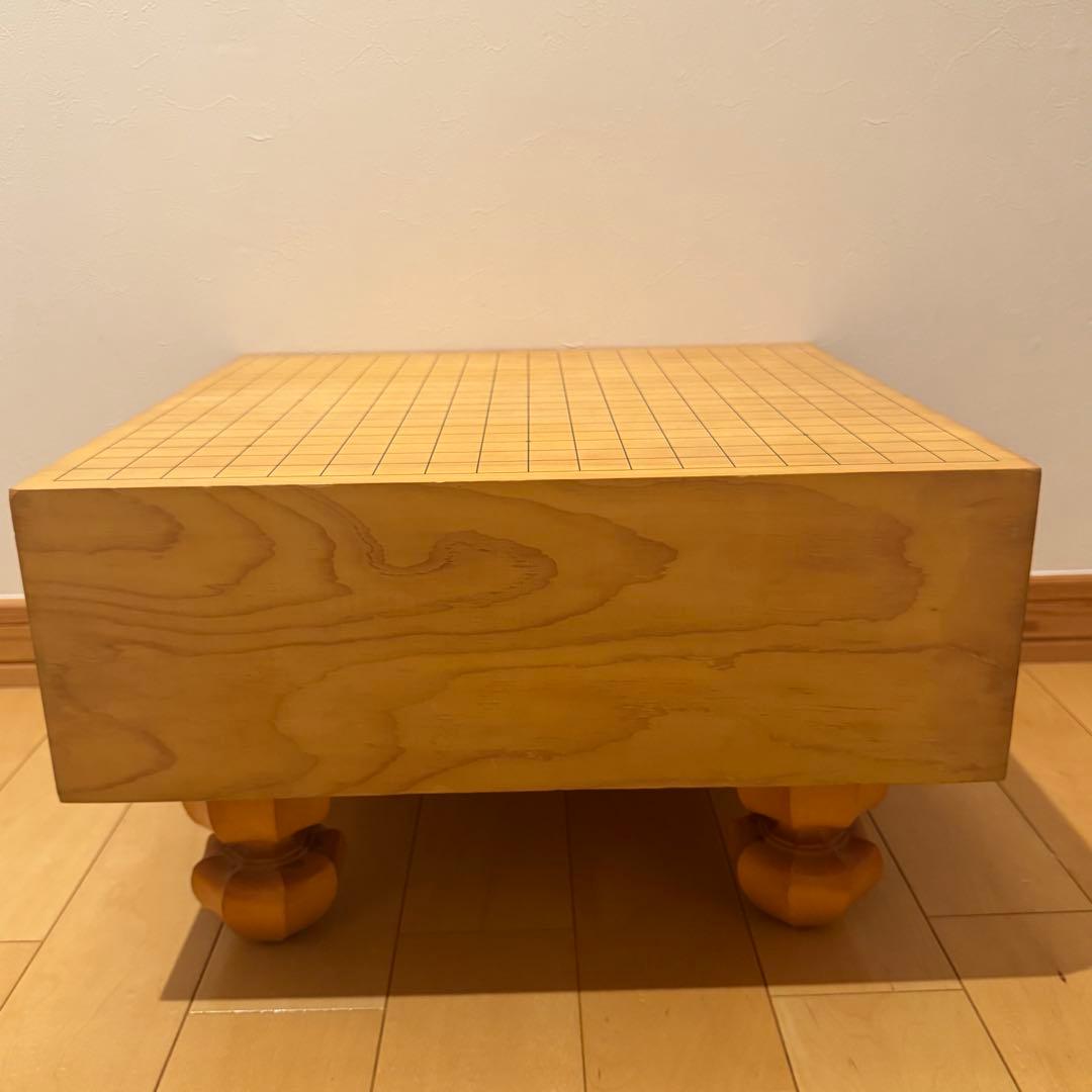 本榧 5寸 天地柾 / 本蛤碁石 / 那智黒 / 銘木碁笥 フルセット