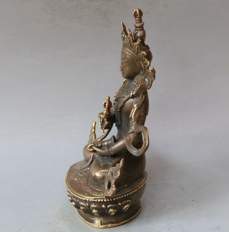 地蔵 菩薩 観音 金剛薩陀 銅製 仏像 彫刻 置物 開運 風水