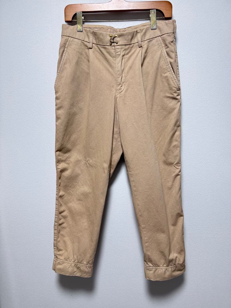 サイズ2 kolor パッカリングテーパードパンツ ベージュ カラー