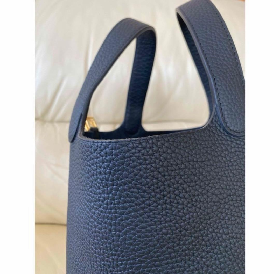 オーダーバッグ　大人気のブラック　ゴールド金具　フランス産トリヨン