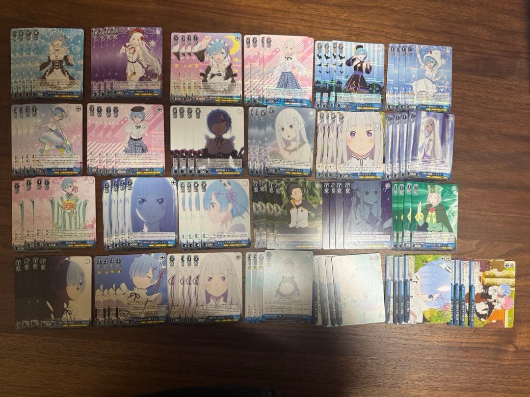 ヴァイス WS リゼロ 新弾 4コン + 旧弾 デッキ パーツ