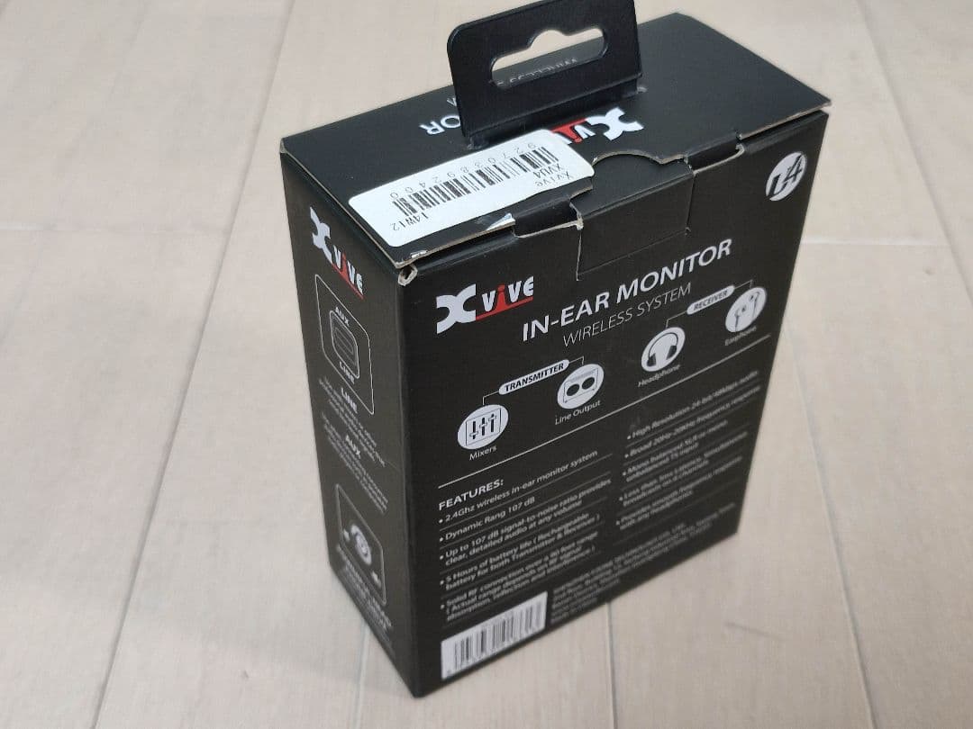 Xvive U4 ワイヤレスインイヤーモニターシステム