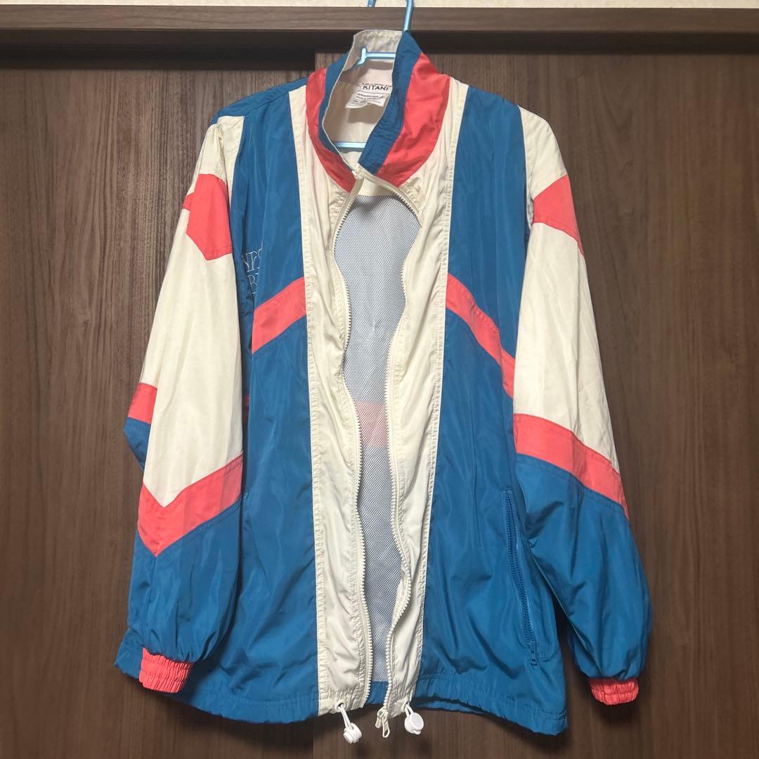 キタニタツヤ ナイロンジャケット UNFADED BLUE Lサイズ