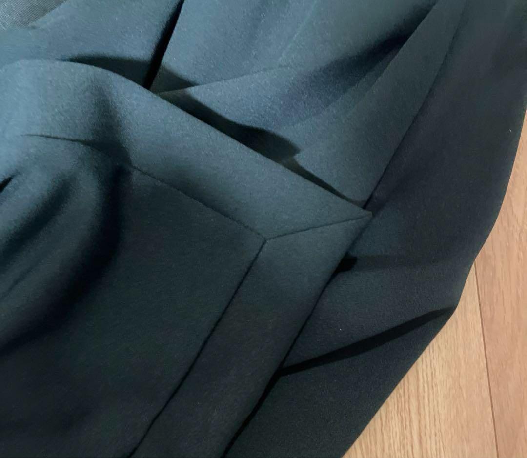 Solace London グリーン ワンショルダードレス