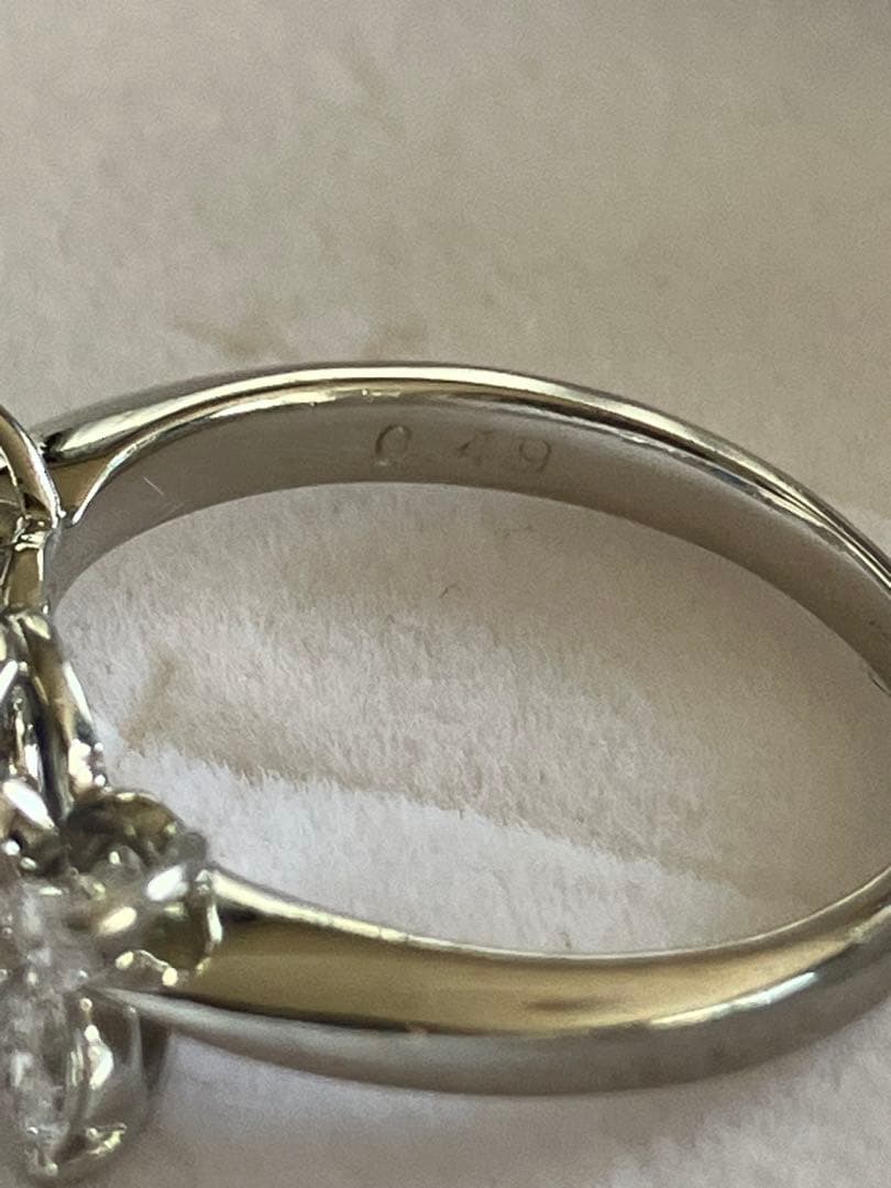 天然サファイア ダイアモンド プラチナリング