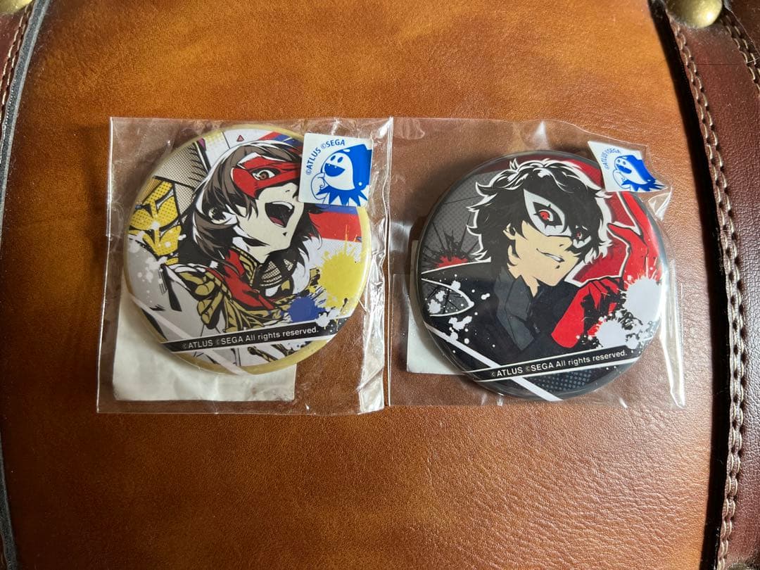 ペルソナ5 缶バッジ 総攻撃フィニッシュver. ジョーカー&クロウ