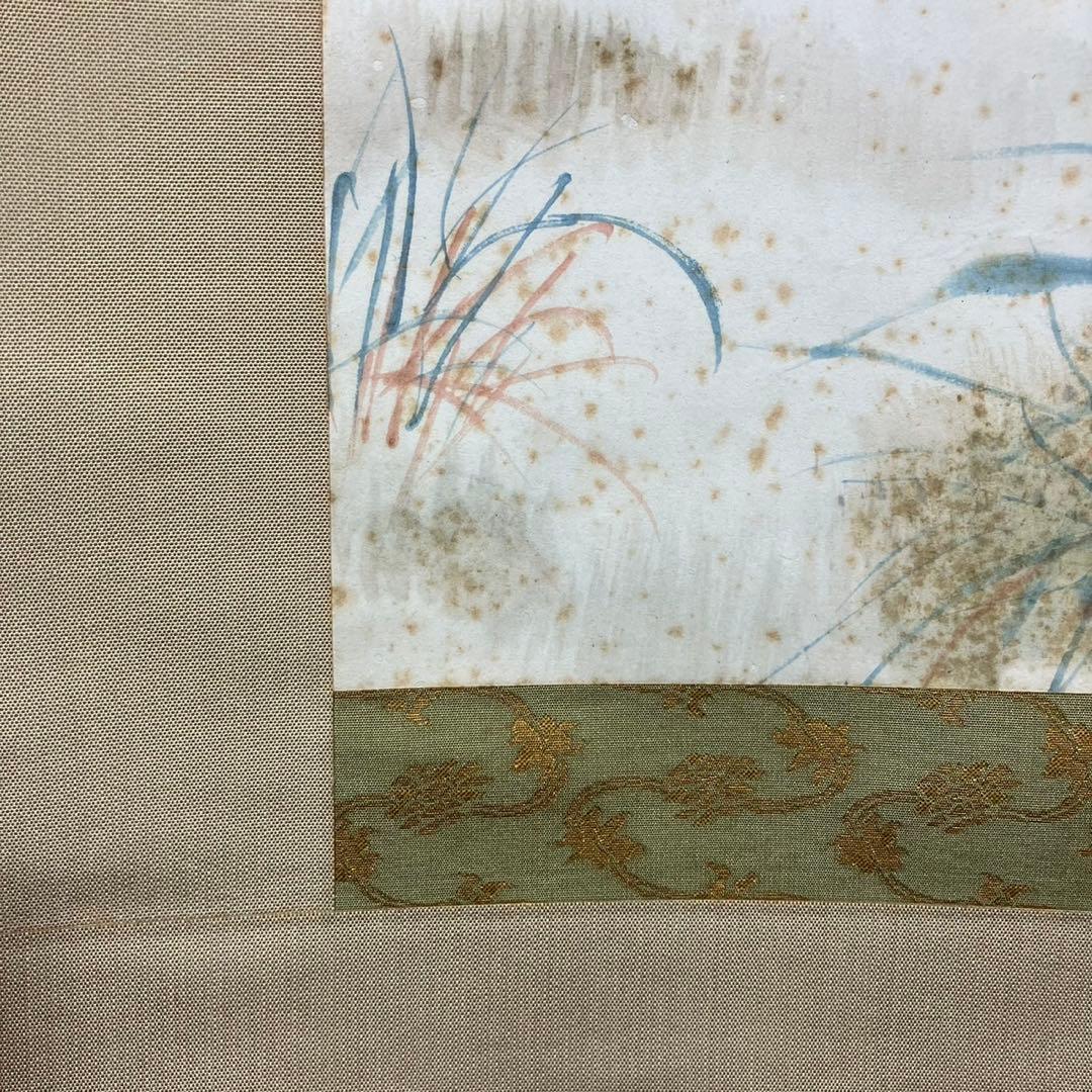 4176 山口華楊 「南天とすずめ」 共箱 肉筆 紙本 日本画 掛軸 西村五雲