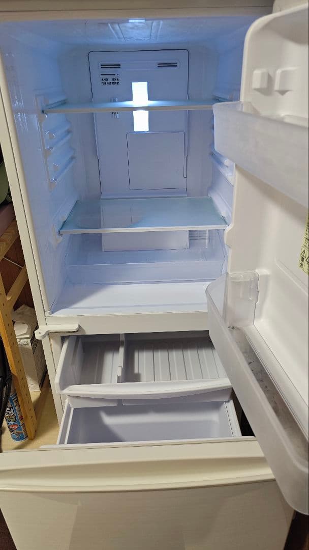 SHARP 冷蔵庫 SJ-D14C-W 137L 2016年製