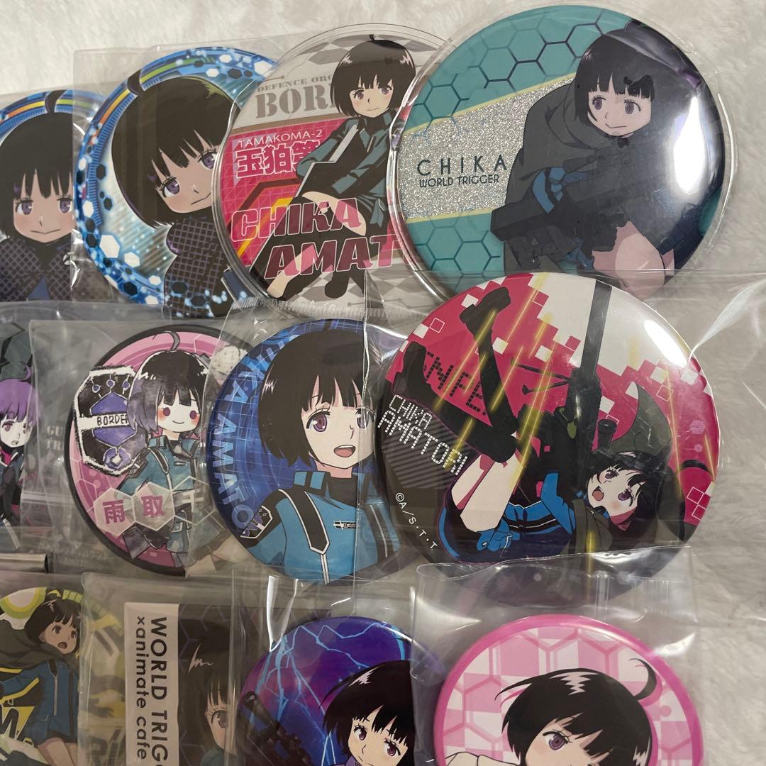 ワールドトリガー ワートリ 雨取千佳 缶バッジ キーホルダー まとめ
