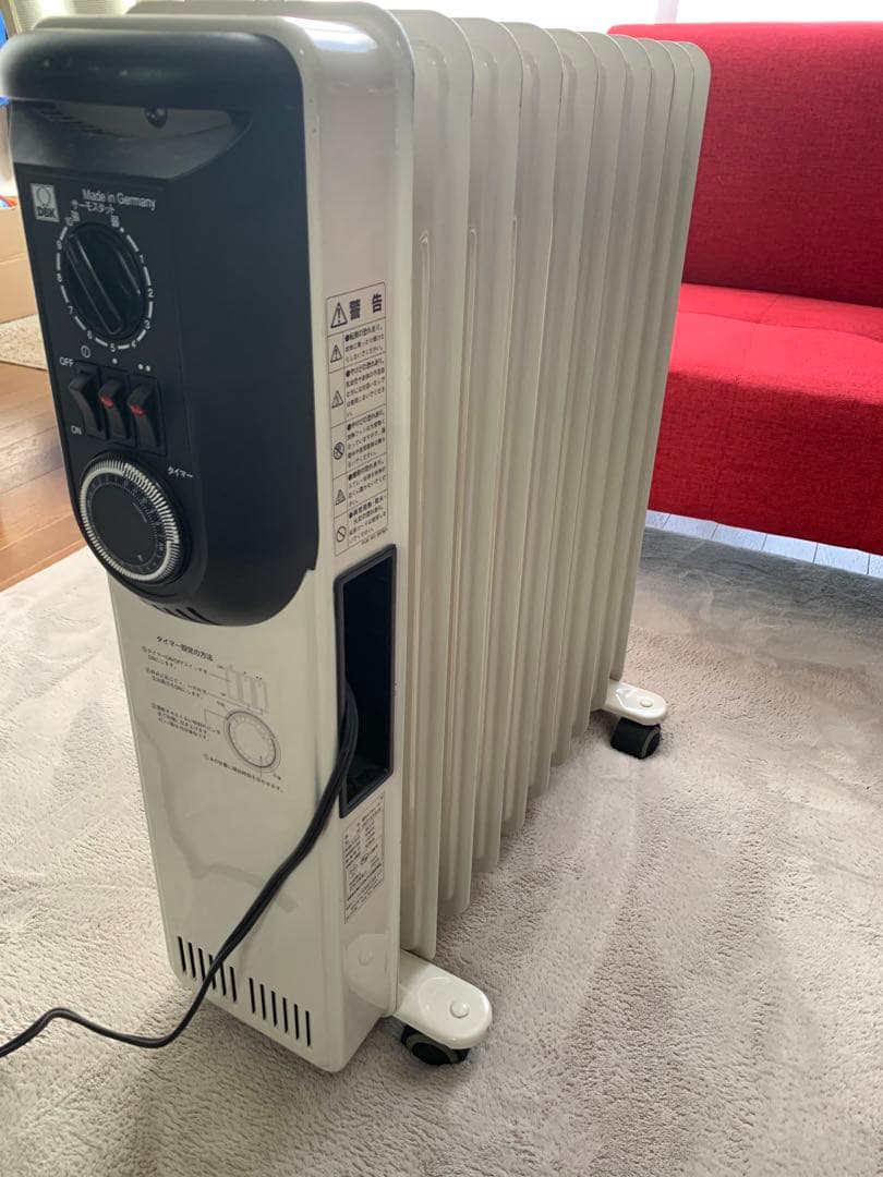 ドイツ製DBK HEZ13/10K オイルヒーター ON/OFFタイマー付き - メルカリ