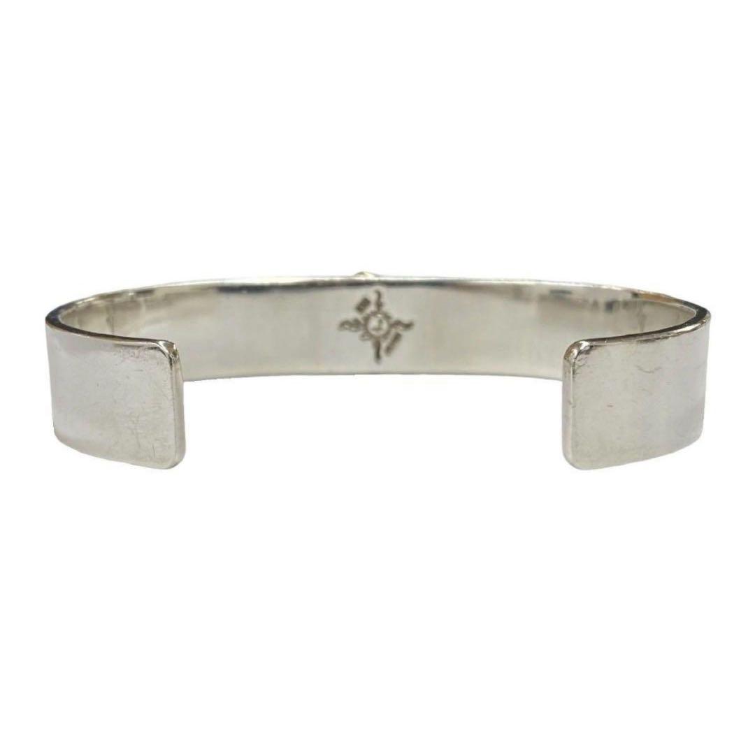 FIRST ARROW'S K18 フラワー ローズ メタル 平打ち バングル