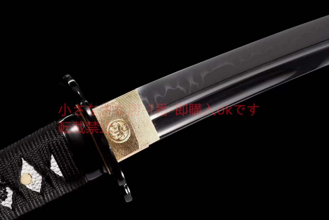 12寸鉄装T 10焼刃小烏丸『火影』 武具　刀装具　日本刀　模造刀 居合刀