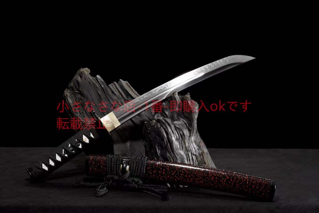 12寸鉄装T 10焼刃小烏丸『火影』 武具　刀装具　日本刀　模造刀 居合刀