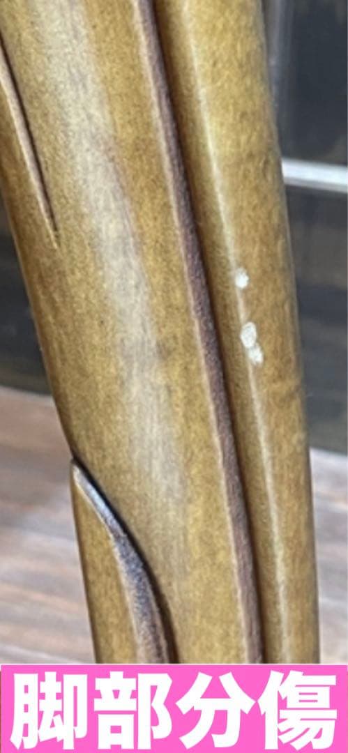 最高級 アンティーク 猫脚 サイドテーブル☆繊細な彫刻☆ライト