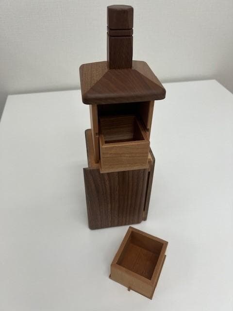 からくり安兵衛　ビン型からくり箱　新品未使用