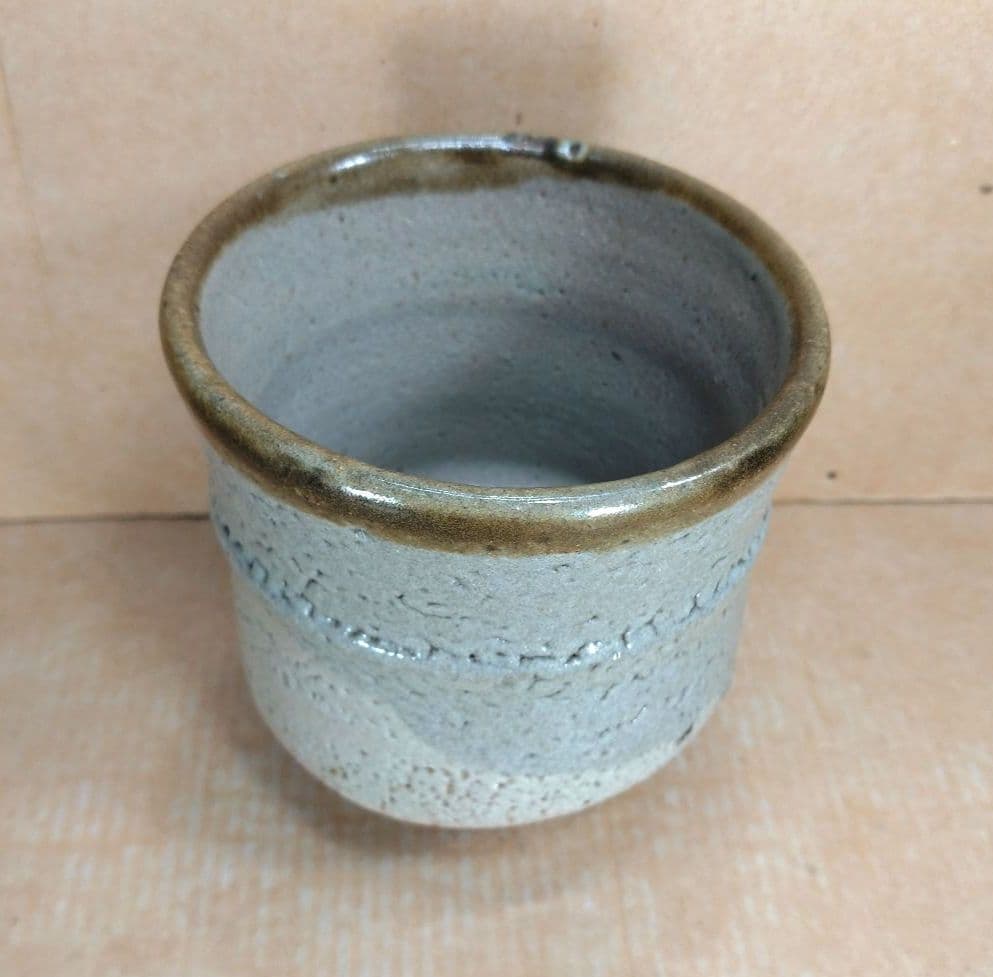 【本物保証】濱田庄司(浜田庄司) 湯呑 栞 共箱 美品 人間国宝 益子焼 民藝