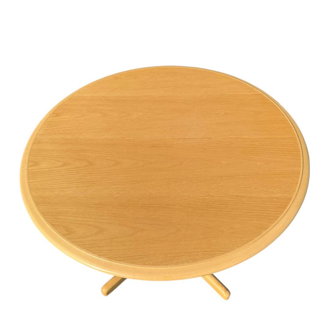 HR819 秋田木工 ダイニングテーブル T-5651 丸型テーブル ナラ材