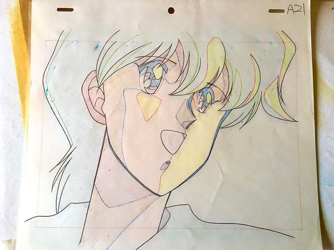 あしたへフリーキック OP セル画 伍代隼 動画背景付き