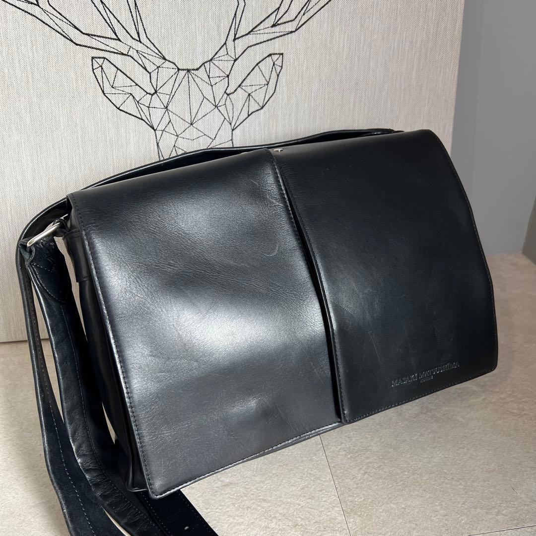 マサキマツシマ ショルダーバッグ レザーバッグ 大容量 A4 - メルカリ
