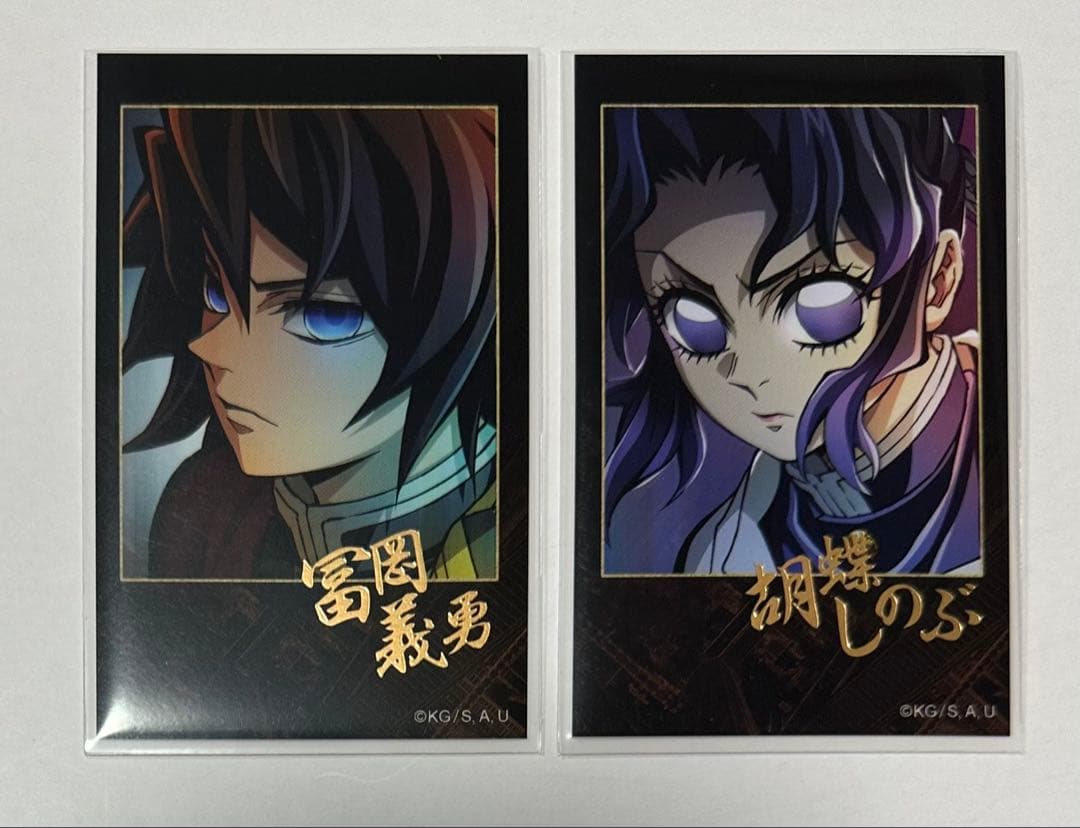 鬼滅の刃 無限城編 チェキ風ブロマイド 義勇 しのぶ カード・フォト
