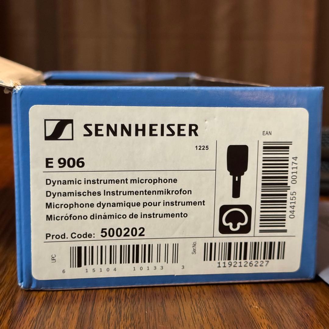 Sennheiser e906 ダイナミックマイク 楽器用マイク ケース・箱付き