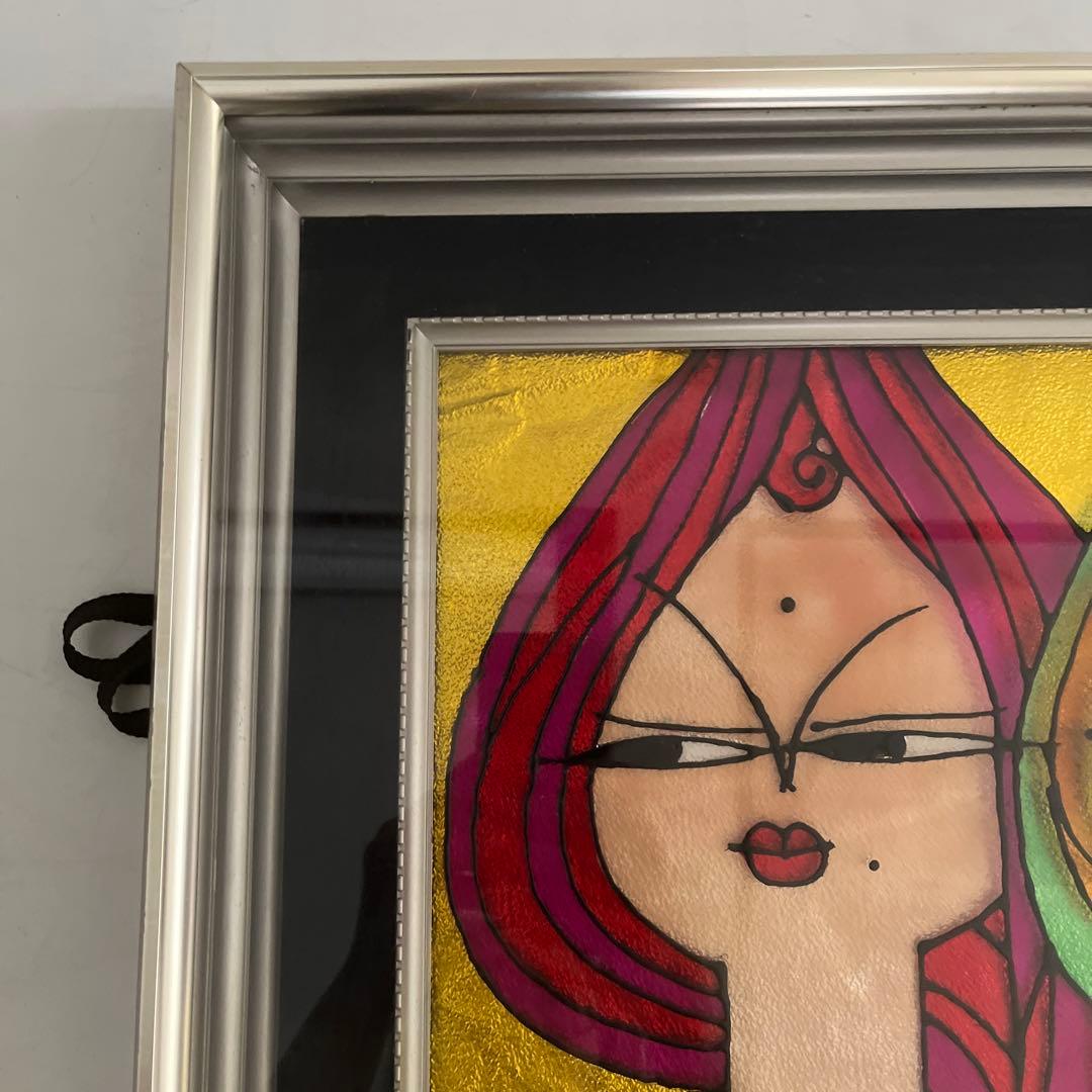 絵画 アート レトロポップ 昭和レトロ 額 インテリア 現代アート カフェ