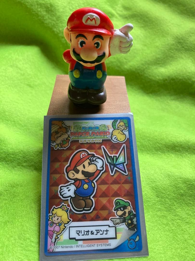 【他出品無し!!!】スーパーペーパーマリオ マリオ＆アンナ クリアカード➕おまけ