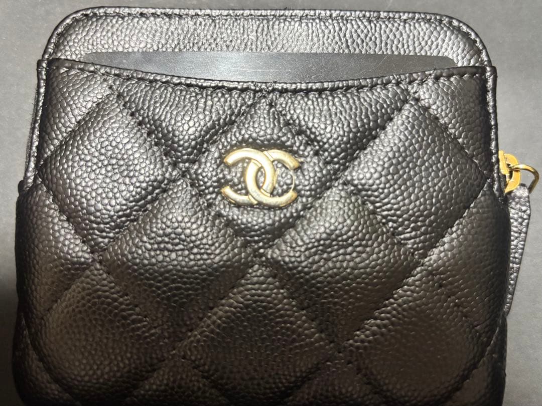 限定値下中【美品】CHANEL ブラック マトラッセケース