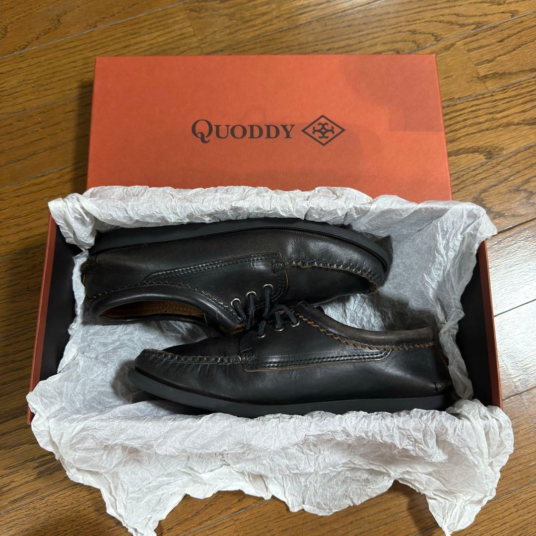 【極美品】QUODDY BLUCHER MOCCASIN クロムエクセル