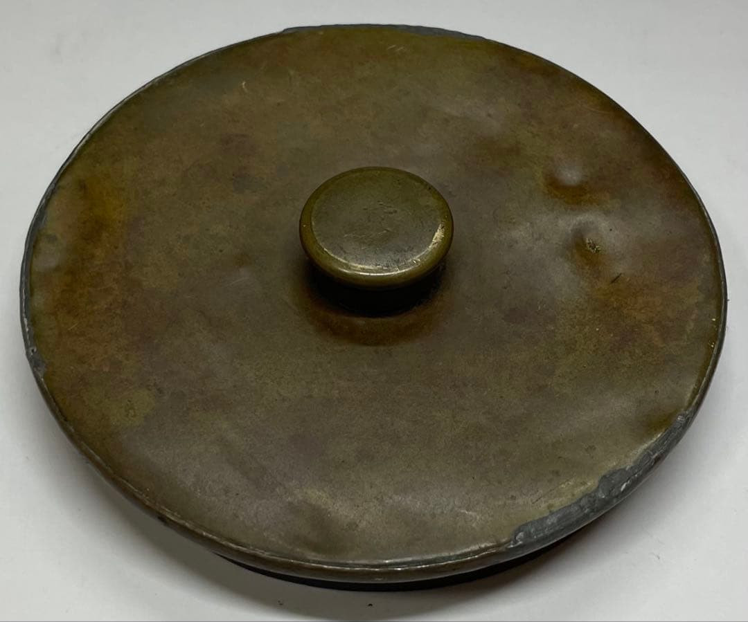 薬缶 注水 口蓋付 銅製 在銘 作家作品 やかん W079