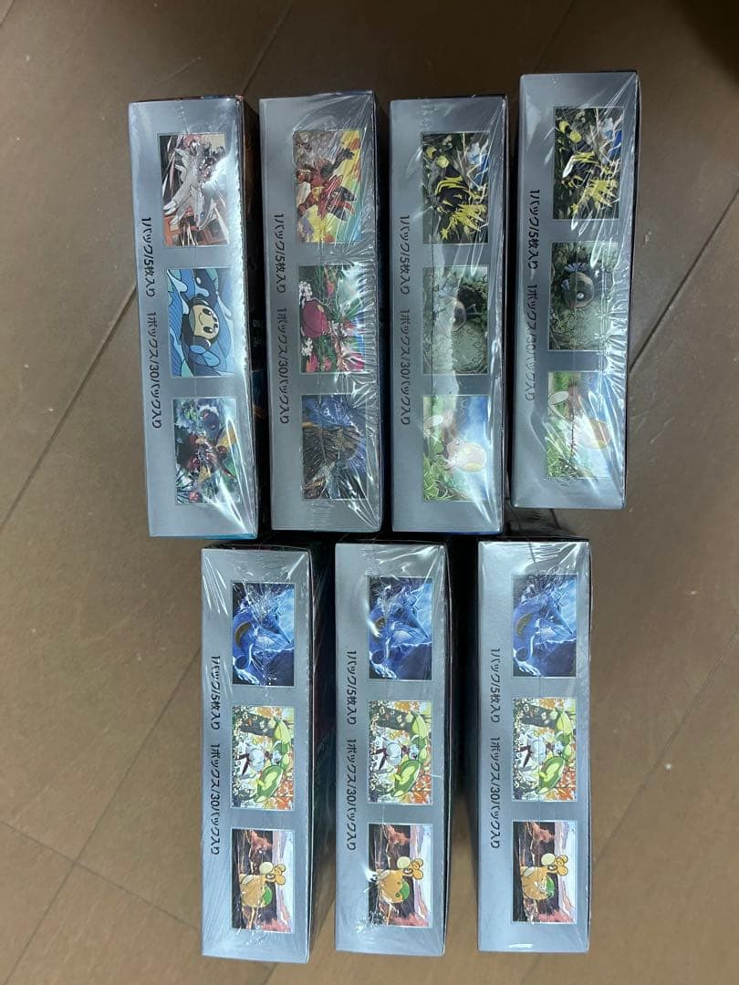 ポケモンカードゲーム 未開封7BOX シュリンク付き まとめ売り
