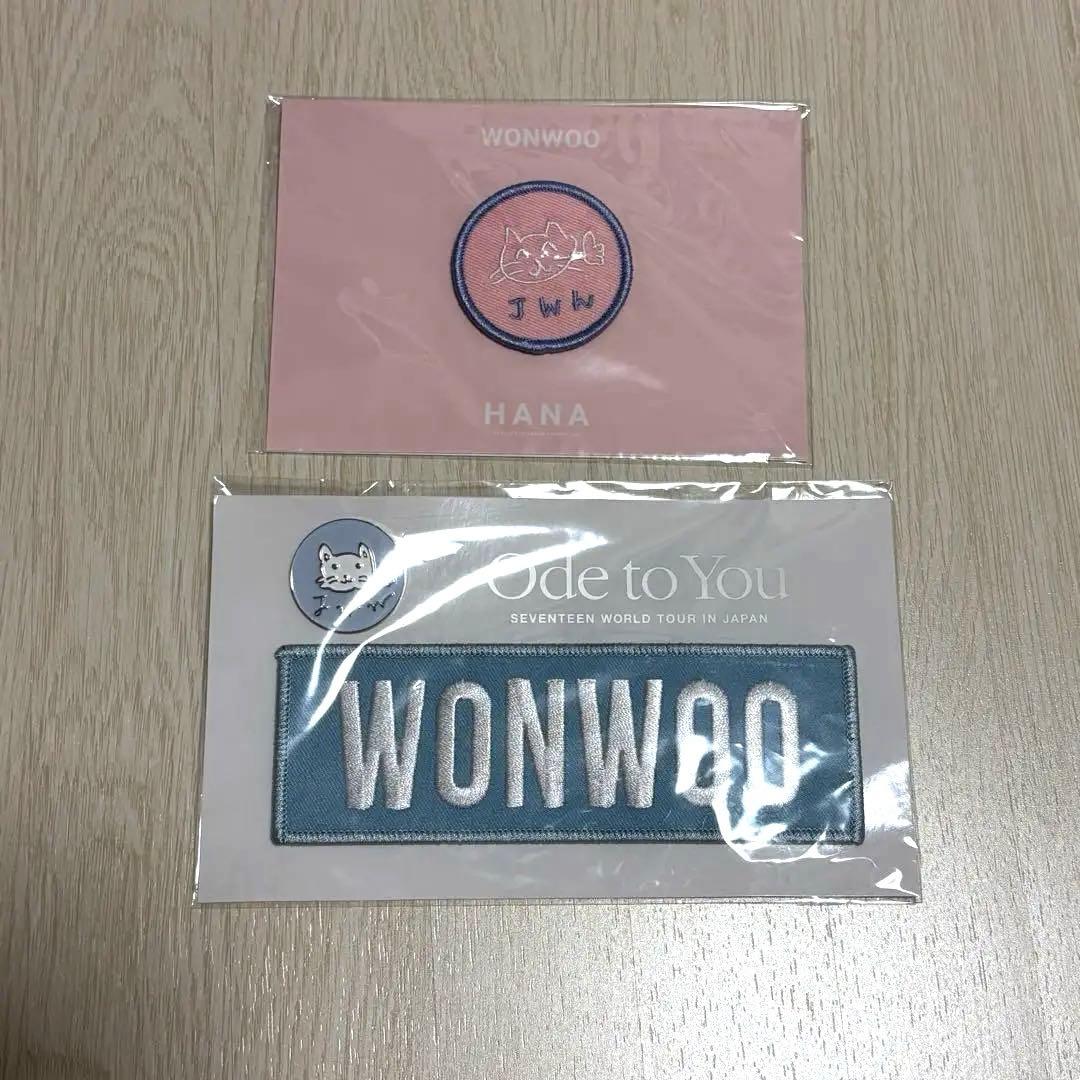 SEVENTEEN ウォヌ ネームワッペン SEVENTEEN ウォヌ WONWOO ode to you ワッペン SEVENTEEN ウォヌ