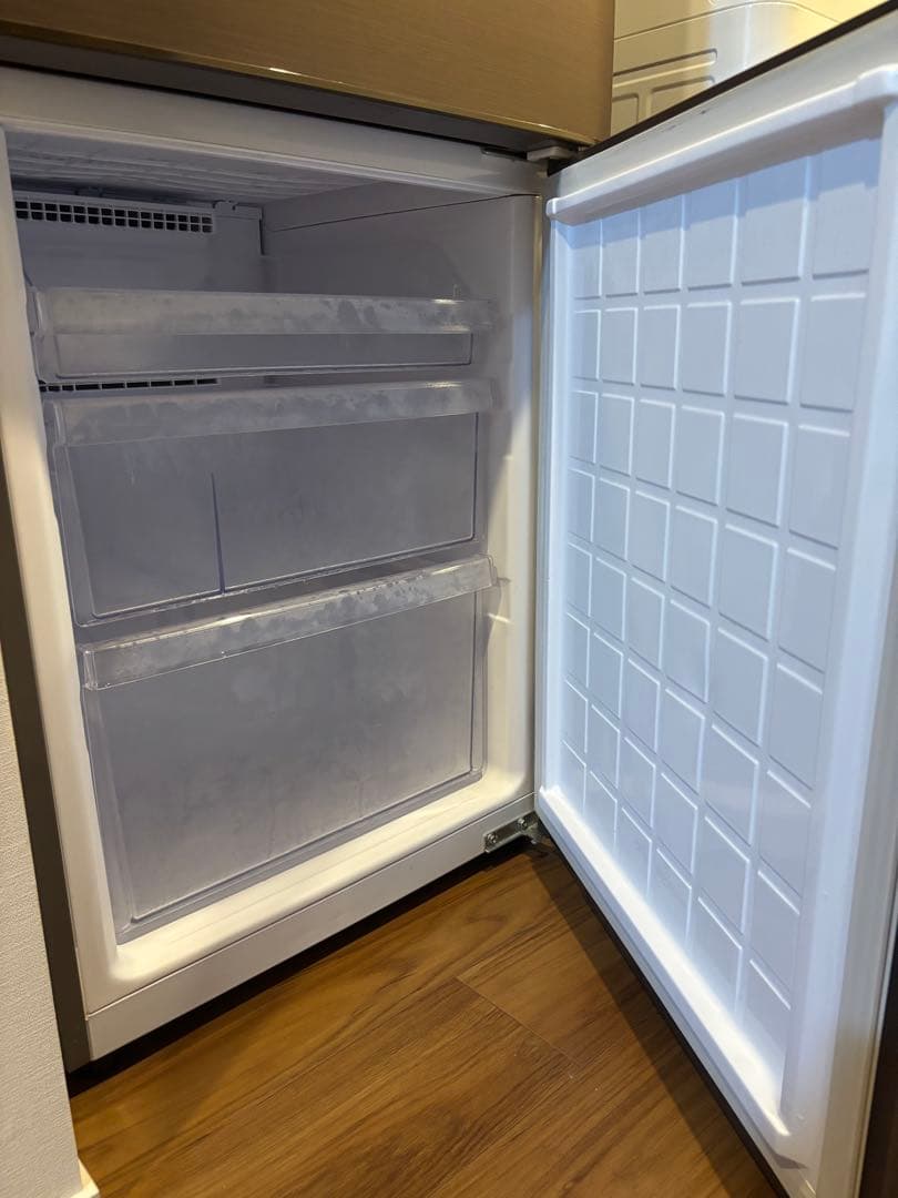 【くろ】シャープ冷蔵庫271L大きめ2ドア2017年製SJ-PD27C-T