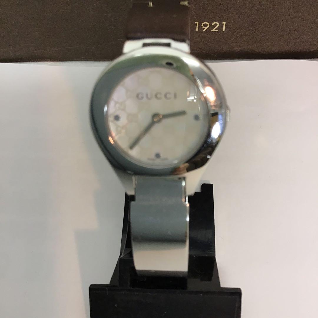 GUCCIグッチ‼️ステンレスブレスタイプ6700Lサファイアクリスタル 時計