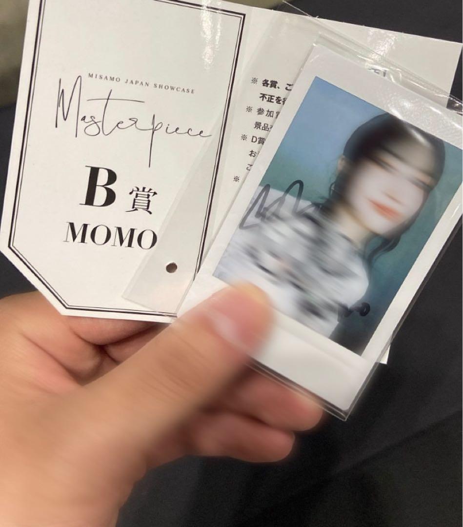 MISAMO MOMO 直筆サイン入りチェキ Masterpiece くじB賞 - メルカリ
