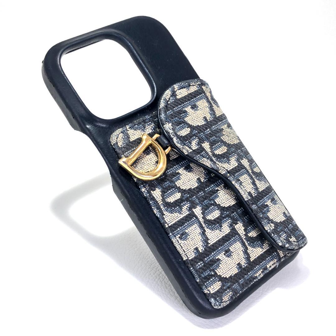 クリスチャンディオール／オブリークサドル iPhoneケース S5902CTZQ