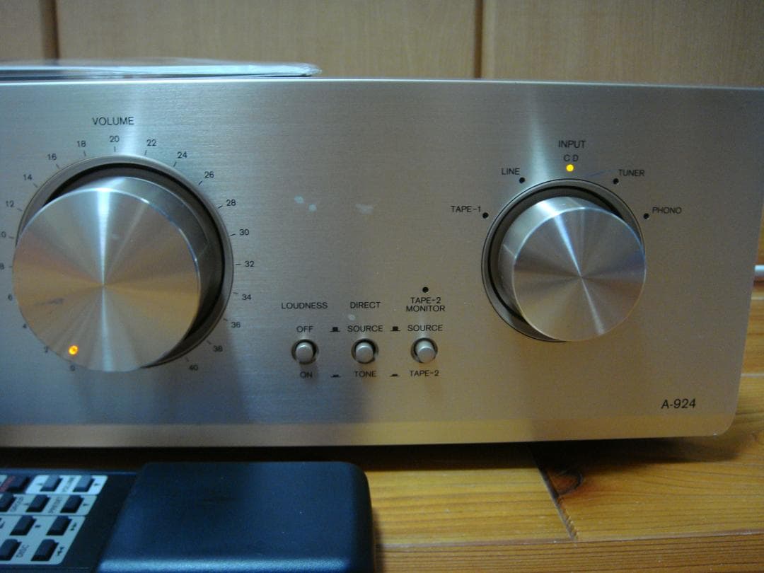 整備済 ONKYOオンキョー アンプ Integra A-924 リモコン取説付