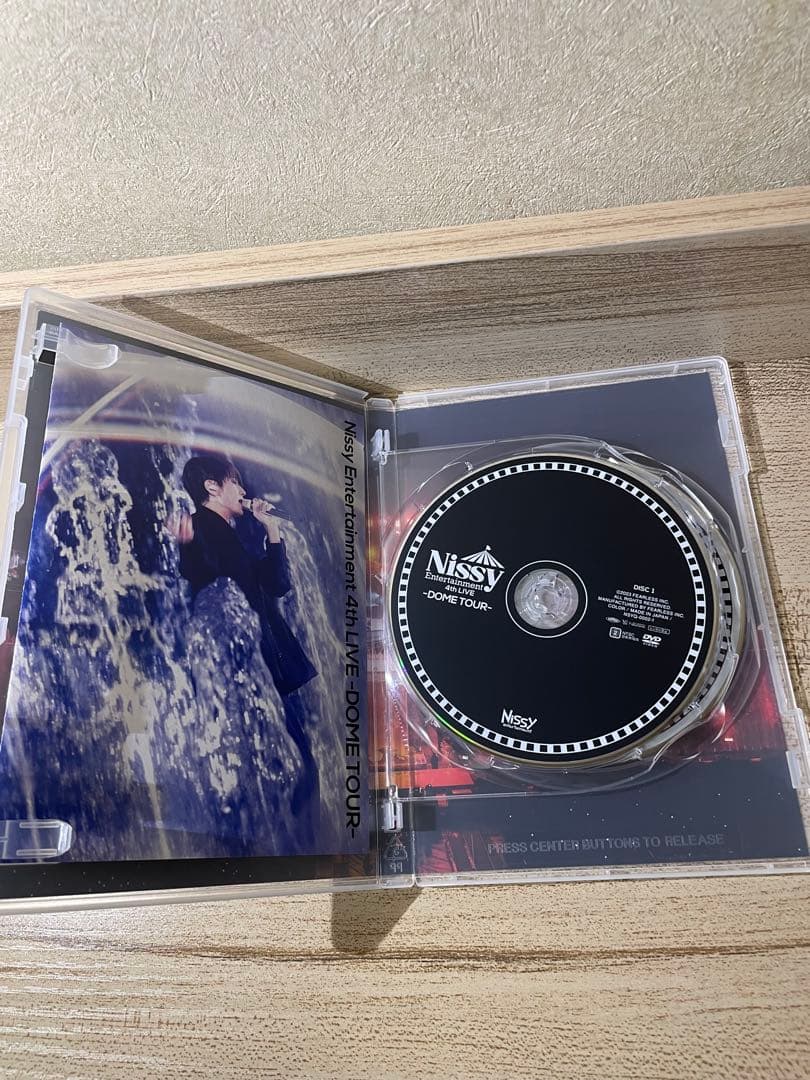 Nissy盤 4th LIVE -DOME TOUR- DVD