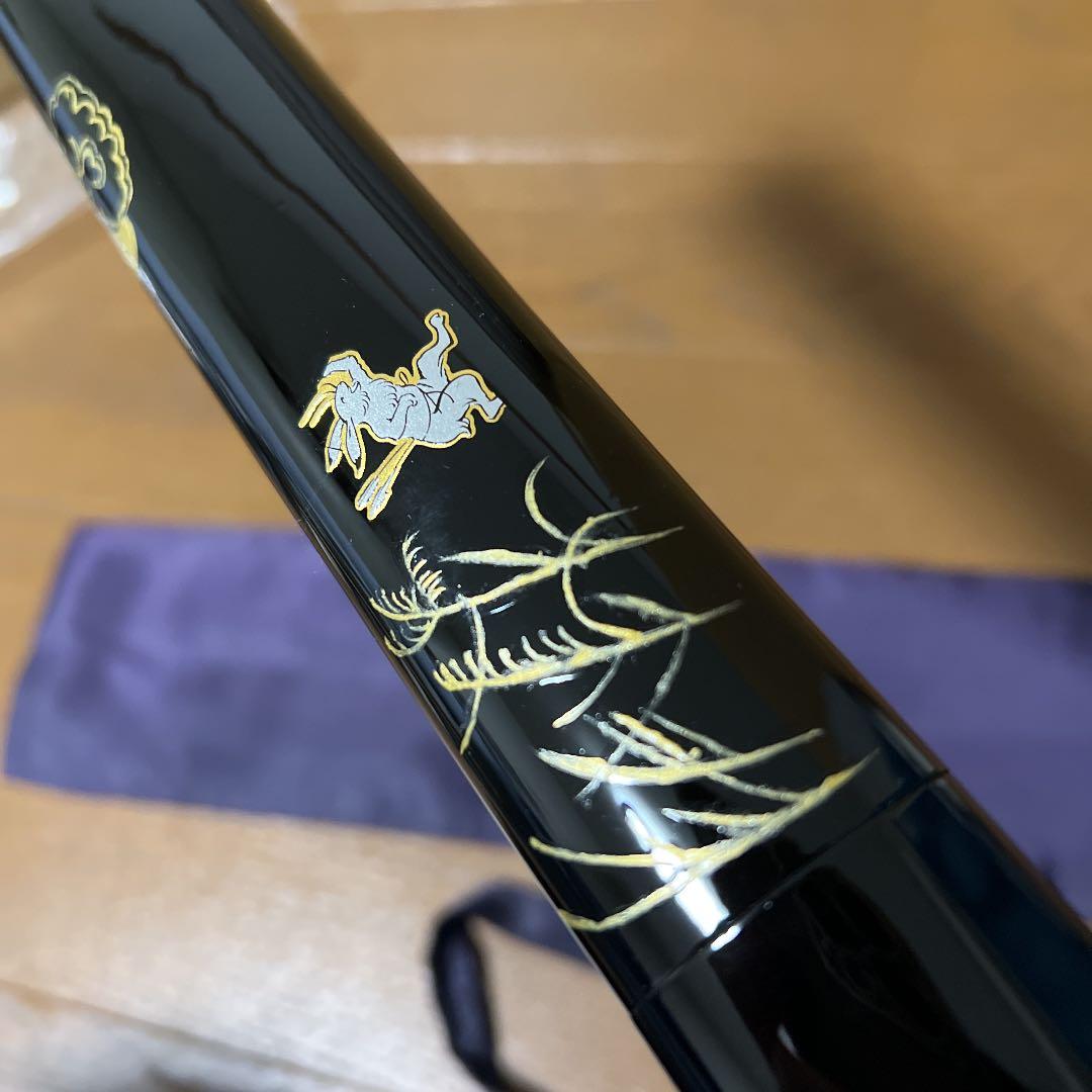 ドス 短刀 秋景色あしらい 兎シール