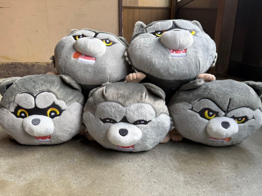 MAN WITH A MISSION 寝ころびBIGぬいぐるみ5種