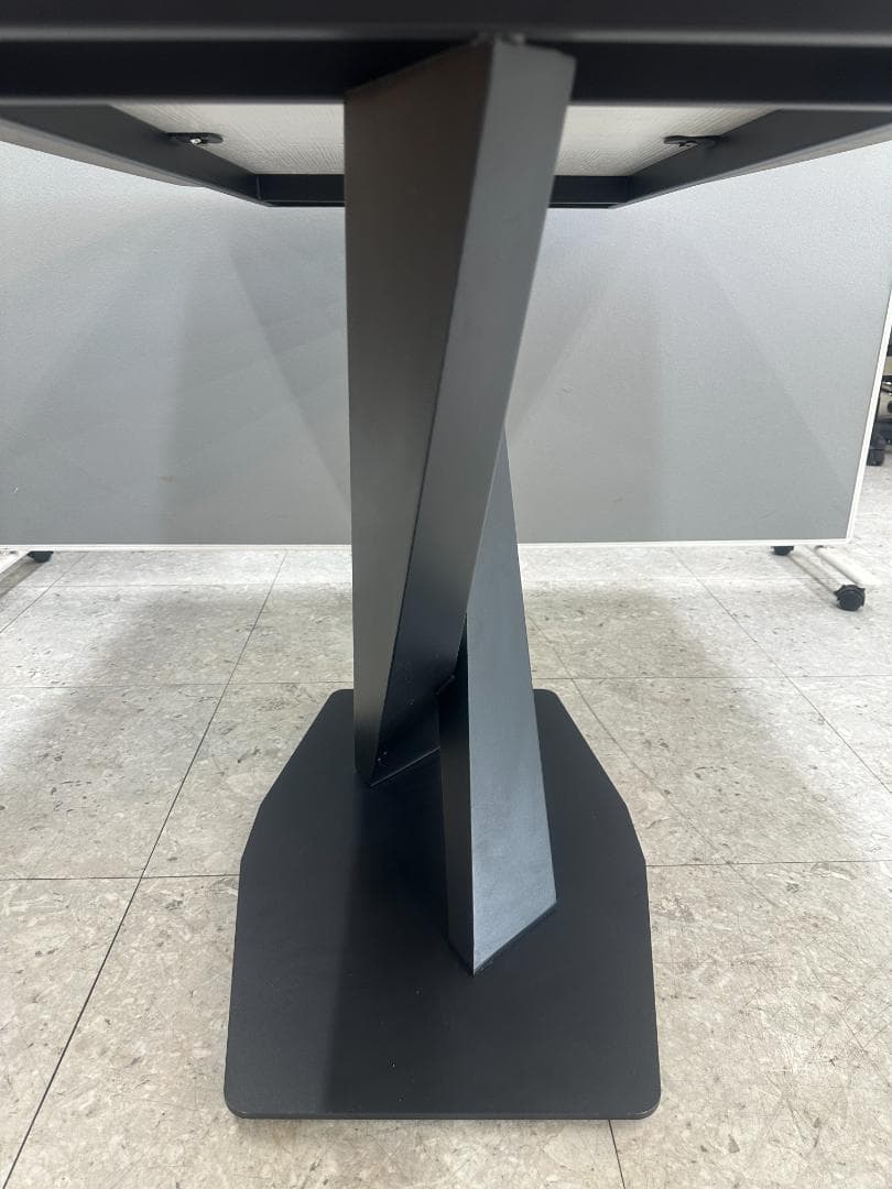 セラミックダイニングテーブル　大理石調　グレー